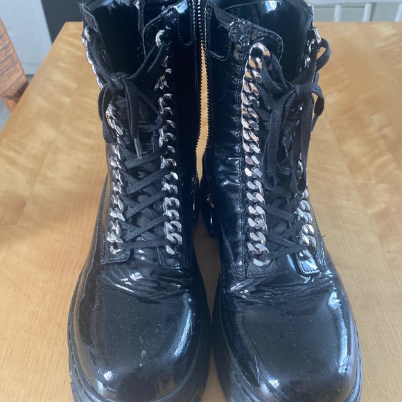 The wishbone collection boot size 11 black with chaine details - Picture 1 of 5